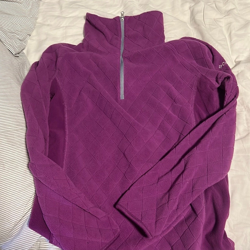columbia fleece quarter zip